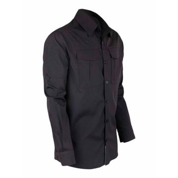 VAV Uzun Kol Gömlek Tacflex-02 Siyah -XL
