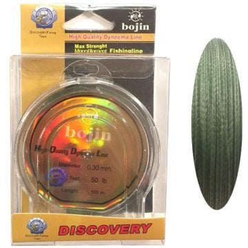 DFT Bojin Dyneema İp Misina 100 m - 0.30 mm - Yeşil