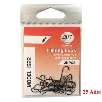 T. DFT 1522 Siyah Olta İğnesi No:08 1/25