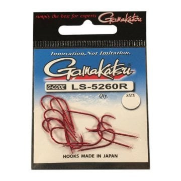 GAMAKATSU LS-5260R Kırmızı #6 Olta İğnesi 1/11