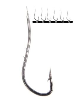 Youvella 1316 Çift Tırnaklı Canlı Yem İğnesi 100'lü Kutu Black Nikel