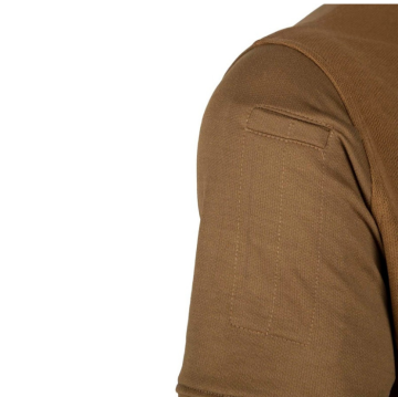 VAV VTHIN01 Yuvarlak Yaka Kısa Kol Tişört Koyu Bej - L