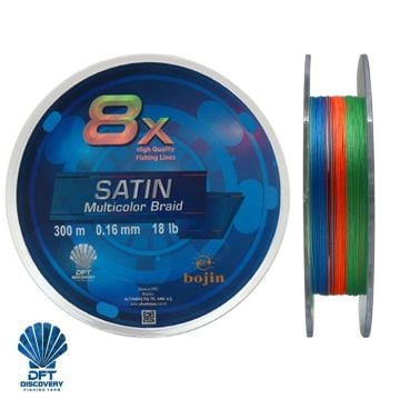DFT Bojin 8X Satin M.Color İp Misina  0.16mm 300 m