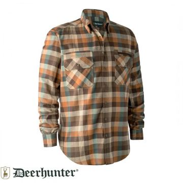 DEERHUNTER James Kahverengi Kareli Gömlek 41/42