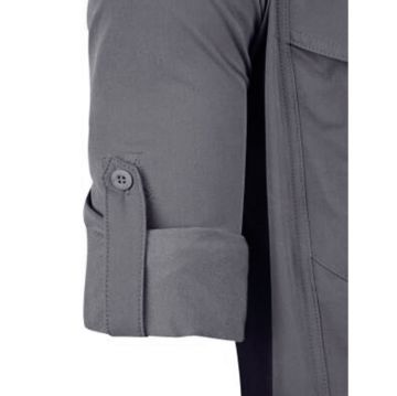 T. VAV Uzun Kol Gömlek Tacflex-03 - Füme - S