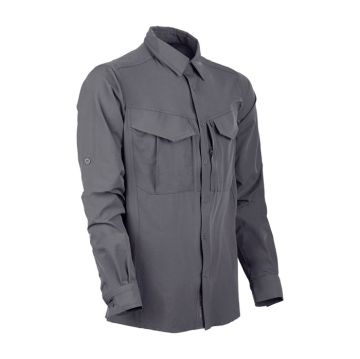 T. VAV Uzun Kol Gömlek Tacflex-03 - Füme - S