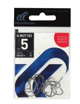 Hayabusa HMUT 183 Circle Dövme Olta İğnesi 15'li Paket Nikel