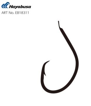 Hayabusa HMUT 183 Circle Dövme Olta İğnesi 15'li Paket Nikel