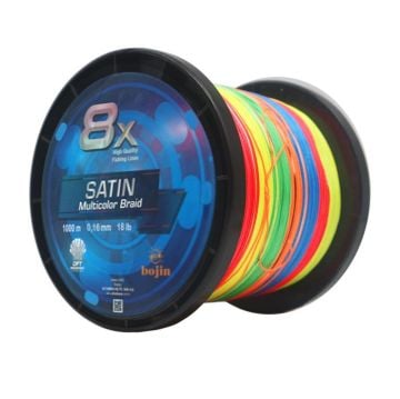DFT Bojin 8X Satin M.Color İp Misina  0.16mm 1000m