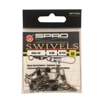 T.D. SPRO Klipsli Fırdöndü No:10 -14Kg- 10 Adet