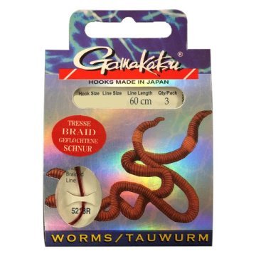 T.D. GAMAKATSU BKD-5213R Worm İğne Takımı 60Cm #8