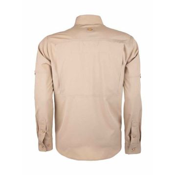 VAV Uzun Kol Gömlek Tacflex-02 Koyu Bej - XXL