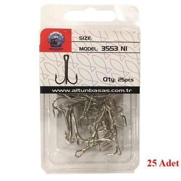 T. DFT 3553 3lü Olta İğnesi No:04 1/25