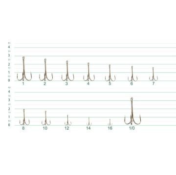 T. DFT 3553 3lü Olta İğnesi No:01 1/25