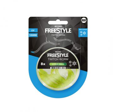 SPRO Freestyle Twitch Kurtçuk Citrus Disco Balık Yemi
