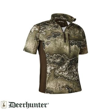 DEERHUNTER Yaka Fermurlı K.Kollu Realtree Tişört L
