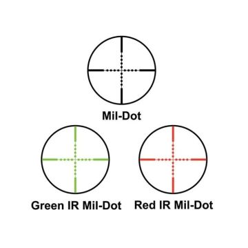 BARSKA CONTOUR 4X32 IR MIL DOT Tüfek Dürbünü