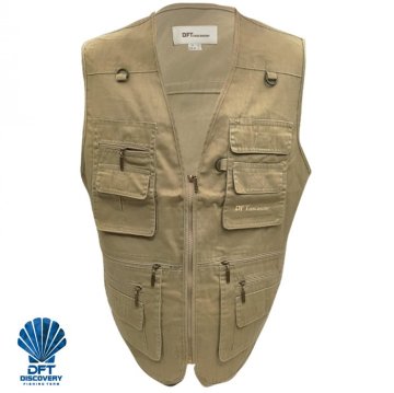 DFT Discovery Çok Cepli Yelek Bej - XL