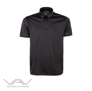 VAV Vlac-01 Polo Yaka Tişört Siyah M