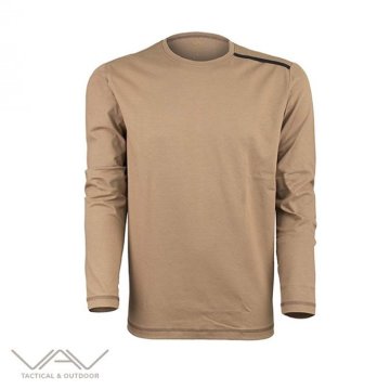 VAV Baseti-04 Uzun Kol Sweatshirt Bej