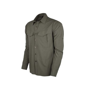 VAV Uzun Kol Gömlek Tacflex-01 Haki - XXL