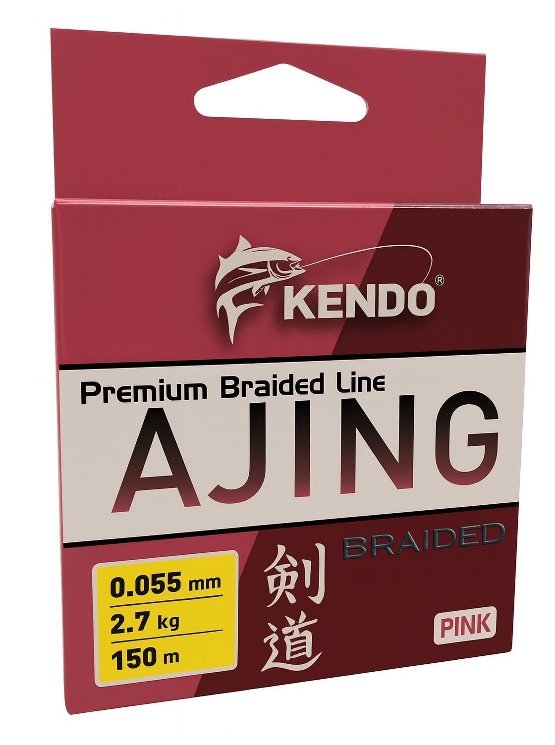 Kendo Ajing Premium Braided Line Pink 150m Örgü İp