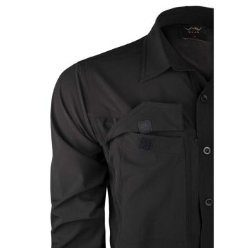 VAV Uzun Kol Gömlek Tacflex-01 Siyah - XL