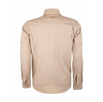 VAV Uzun Kol Gömlek Tacflex-02 Koyu Bej - XL