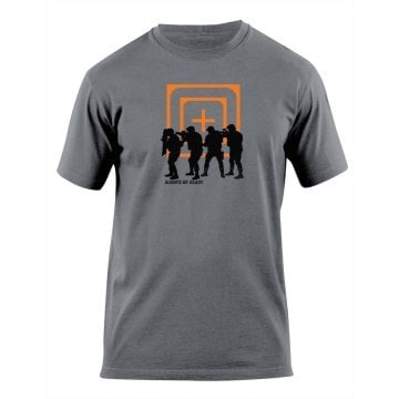 5.11 CROSS HAIR STACKED MAT SIYAH T-SHIRT