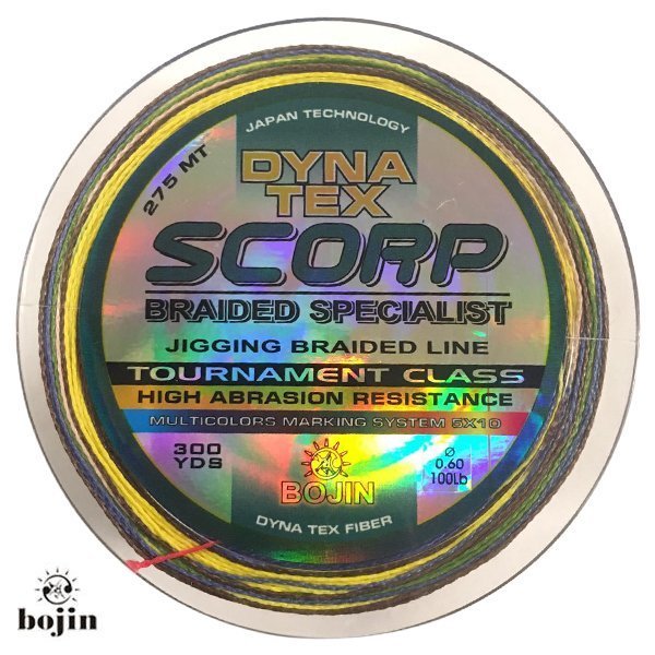 T. DFT Bojin Scorp Jigging Braided Line 0.60mm