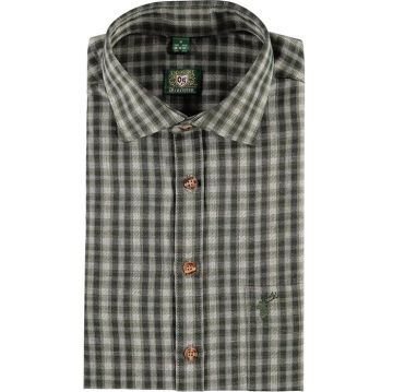 T. OS-Trachten Kareli Erkek Slim Fit Gömlek 37/38