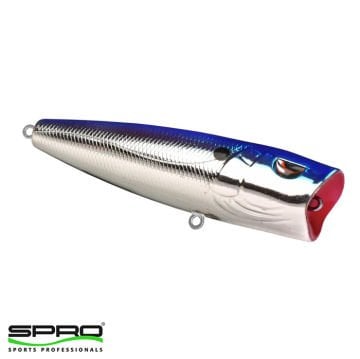 SPRO E POP 80 Chrome Blue Sert Balık Yemi