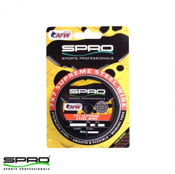 SPRO Super Steel AFW WIRE  Lider Misina 18kg 0.46mm 4m