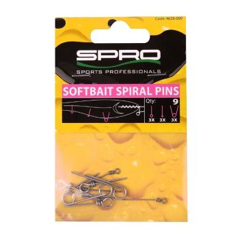 T.D. SPRO Softbait Pin Asorti  Klips 1/9