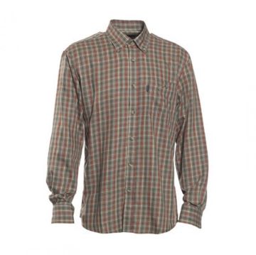T. DEERHUNTER Waylon 499 Red Kareli  Uzun Kol Gömlek 39/40
