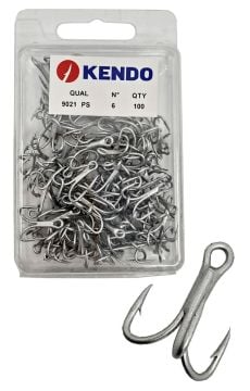 Kendo 9021 PS Faultless Treble 100 Adet 3 lü Çarpma İğnesi