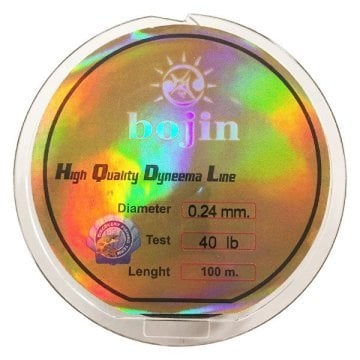 T. DFT Bojin Dyneema İp Misina 100 m - 0.24 mm  - Yeşil