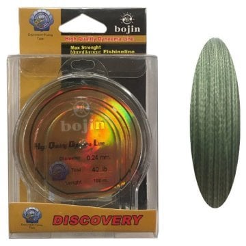 T. DFT Bojin Dyneema İp Misina 100 m - 0.24 mm  - Yeşil
