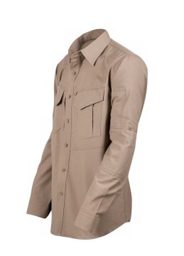 VAV Uzun Kol Gömlek Tactek-01 Bej - XXL