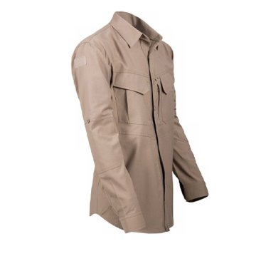 VAV Uzun Kol Gömlek Tactek-01 Bej - S