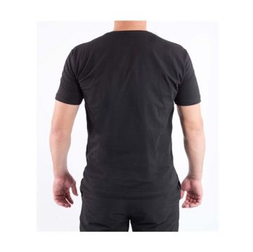 VAV Baseti-02 Yuv. Yaka Tişört Siyah Dağcı D.