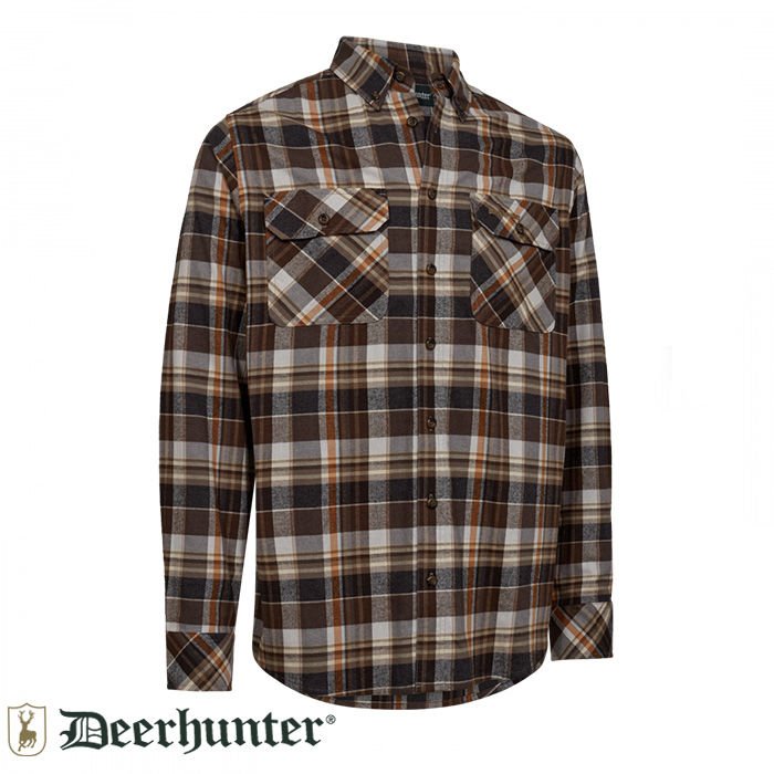 DEERHUNTER Robert Kahverengi Kareli Gömlek 41/42