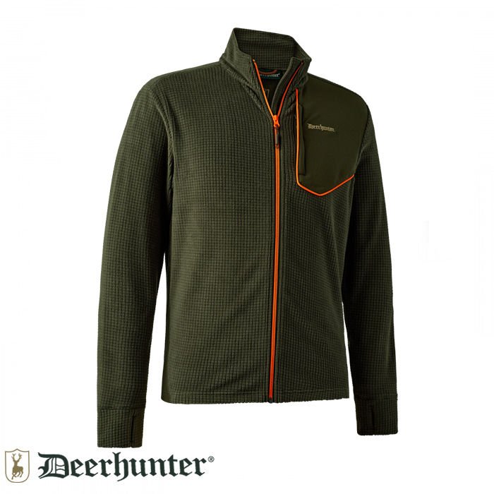 DEERHUNTER Chamois Fermuarlı Polar 361 Yeşil L
