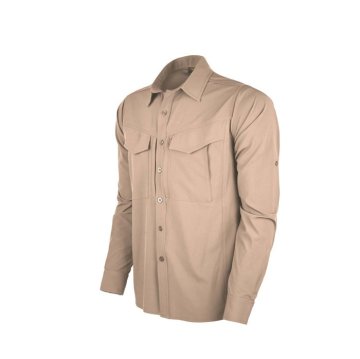 VAV Uzun Kol Gömlek Tacflex-01 Bej - XS