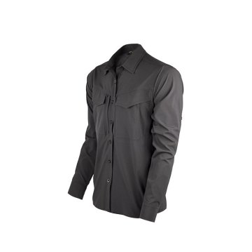 VAV Uzun Kol Gömlek Tacflex-01 Füme - S
