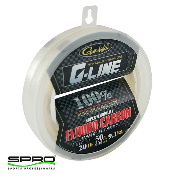 GAMA GLINE Fluorocarbon Misina 0.75mm 50m 22Kg