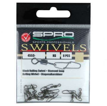 T.SPRO Diamond Klipsli Fırdöndü No:02 - 8 Adet