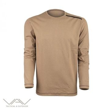 VAV Baseti-04 Uzun Kol Sweatshirt Bej